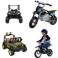 Pallet - 4 Pcs - Vehicles, Outdoor Sports - Customer Returns - Razor, Power Wheels, Realtree