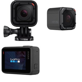 5 Pcs – GoPro, GoPro Camera Camcorders – Refurbished (GRADE A, GRADE B) – Models: CHDHS-102, CHDHS-501, CHDHX-501