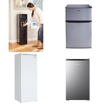 Pallet – 4 Pcs – Bar Refrigerators & Water Coolers, Refrigerators – Customer Returns – HISENSE, RCA, Primo, Galanz