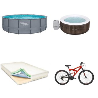 2 Pallets – 37 Pcs – Camping & Hiking, Cycling & Bicycles, Outdoor Sports, Bedroom – Overstock – Ozark Trail, Nickelodeon, NBA, Spa Sensations
