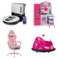 Pallet - 14 Pcs - Vehicles, Microwaves, Walkers, Swings & Bouncers, Pretend & Dress-Up - Damaged / Missing Parts / Tested NOT WORKING - Hamilton Beach, Flybar, Kalee, Plum Play