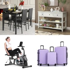 Pallet - 4 Pcs - Living Room, Luggage, Exercise & Fitness, Dining Room & Kitchen - Customer Returns - Ktaxon, Travelhouse, MaxKare, SEGMART
