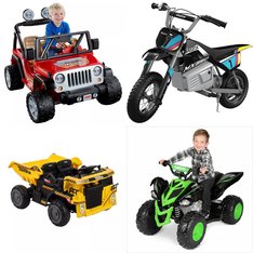 Pallet – 5 Pcs – Vehicles – Customer Returns – Power Wheels, YAMAHA, Razor, Huffy