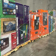 Truckload - 24 Pallets - 325 Pcs - Plug and Play Pass TVs - LED/LCD TVs (55