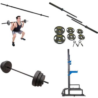 Pallet – 53 Pcs – Weight Lifting – Customer Returns – Gold’s Gym, Cap Barbell, Inc., CAP Barbell, Fuel Pureformance