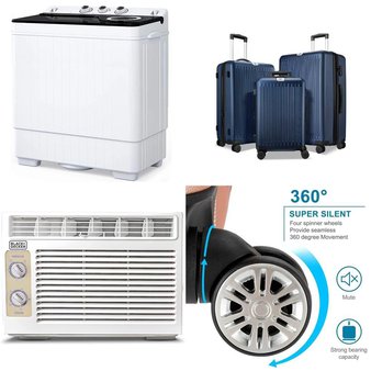 Pallet – 13 Pcs – Luggage, Laundry, Storage & Organization, Grills & Outdoor Cooking – Customer Returns – Zimtown, UBesGoo, Songmics, KingChii