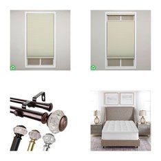 6 Pallets - 685 Pcs - Curtains & Window Coverings, Decor, Sheets, Pillowcases & Bed Skirts, Rugs & Mats - Like New or New Customer Returns - JC Penney