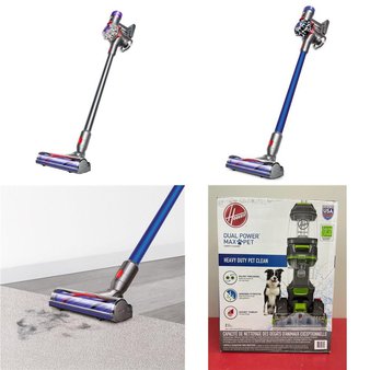 Pallet – 15 Pcs – Vacuums – Damaged / Missing Parts / Tested NOT WORKING – Hoover, Dyson, Shark, Bissell