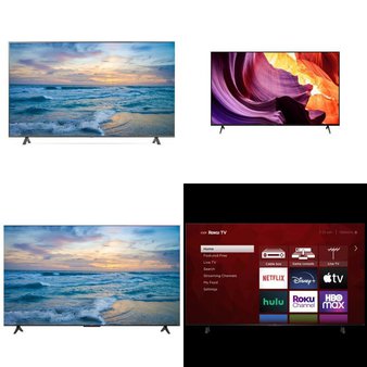 3 Pallets – 48 Pcs – LED/LCD TVs – Refurbished (GRADE A, GRADE B) – Onn, TCL, LG, VIZIO