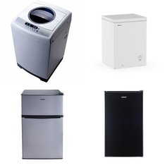 Pallet - 8 Pcs - Refrigerators, Bar Refrigerators & Water Coolers, Freezers, Laundry - Customer Returns - Galanz, HISENSE, RCA