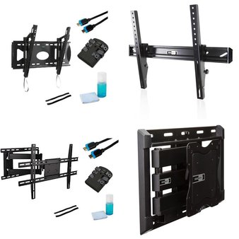 Pallet – 70 Pcs – TV Stands, Wall Mounts & Entertainment Centers – Customer Returns – OmniMount, ATLANTIC, @.com, EMATIC