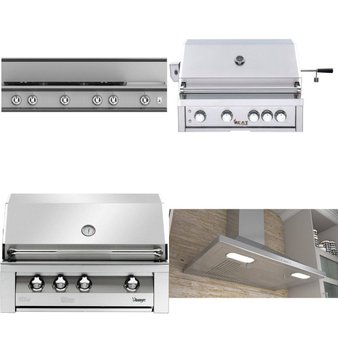 Flash Sale! 4 Pallets – 17 Pcs – Overstock – Accessories, Grills & Outdoor Cooking – New, Like New, Open Box Like New – Zephyr, Vintage, HESTAN COMMERCIAL, Cambridge