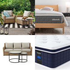 23 Pallets - 212 Pcs - Bedroom, TV Stands, Wall Mounts & Entertainment Centers, Mattresses, Living Room - Overstock CL - Better Homes & Gardens, Whalen Furniture, Mainstays, Zinus