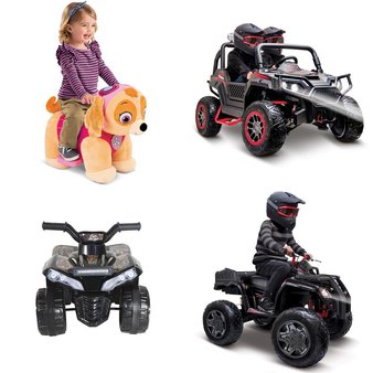 3 Pallets – 9 Pcs – Toys – Vehicles – Customer Returns – Huffy, Realtree