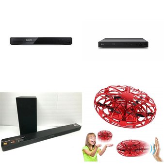 Pallet – 47 Pcs – DVD & Blu-ray Players, Drones & Quadcopters Vehicles – Customer Returns – Philips, Maximum, LG, Hover Star