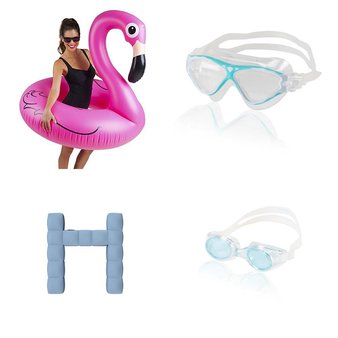 10 Pcs – Pools & Water Fun – Like New, New – Retail Ready – Speedo, Big Mouth Toys, Pigro Felice