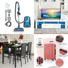 Pallet - 13 Pcs - Unsorted, Luggage, Vacuums, TV Stands, Wall Mounts & Entertainment Centers - Customer Returns - Sunbee, UHOMEPRO, Zimtown, SEGMART