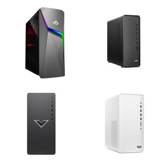 Pallet – 21 Pcs – Desktops, All In One Computers – Customer Returns – HP, GATEWAY, Asus