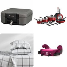 1 Pallets - 323 Pcs - New Kitchen & Dining, Home Health Care, Safes, Sheets, Pillowcases & Bed Skirts - New and New Damaged Box - Walmart