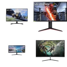 Pallet - 28 Pcs - Monitors - Damaged / Missing Parts / Tested NOT WORKING - Samsung, ACER, MSI, HP