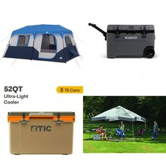 Pallet - 13 Pcs - Camping & Hiking, Patio - Customer Returns - Ozark Trail, Igloo, Caravan Canopy, RTIC