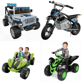 Pallet – 4 Pcs – Vehicles – Customer Returns – Fisher-Price, Razor, YAMAHA