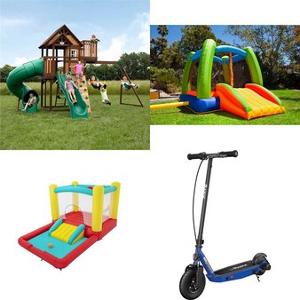 Pallet – 11 Pcs – Powered, Outdoor Play, Game Room, Vehicles – Customer Returns – Razor, Backyard Discovery, Play Day, Sportspower
