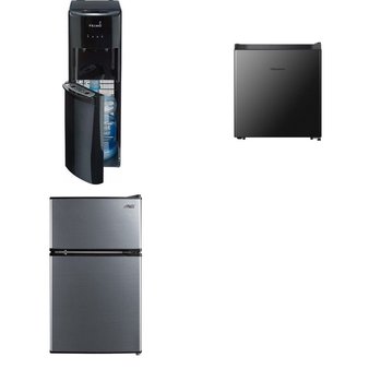 Pallet – 6 Pcs – Freezers, Refrigerators, Bar Refrigerators & Water Coolers – Customer Returns – HISENSE, Arctic King, Primo Water