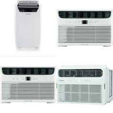 3 Pallets - 20 Pcs - Air Conditioners - Mixed Conditions - LG, Frigidaire, Honeywell, JHS