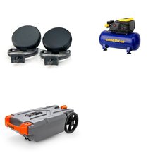 Pallet - 7 Pcs - Power Tools, Automotive Accessories, Automotive Parts - Customer Returns - Goodyear, Camco, VIAIR