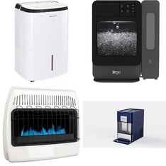 Pallet - 9 Pcs - Ice Makers, Refrigerators, Heaters, Humidifiers / De-Humidifiers - Customer Returns - Galanz, Frigidaire, Honeywell, Dyna-Glo