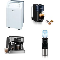 Pallet - 20 Pcs - Kitchen & Dining, Toasters & Ovens, Air Conditioners, Slow Cookers, Roasters, Rice Cookers & Steamers - Open Box Customer Returns - KitchenAid, RCA, BLACK & DECKER, Kalorik