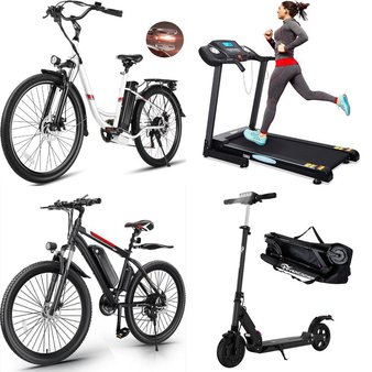 Pallet – 4 Pcs – Cycling & Bicycles, Powered, Exercise & Fitness – Customer Returns – Gocio, EVERCROSS, MaxKare