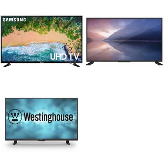 4 Pcs – LED/LCD TVs (42″ – 43″) – Refurbished (GRADE A, GRADE B) – WESTINGHOUSE, Samsung