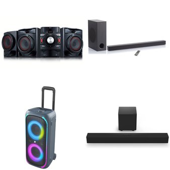 Pallet – 17 Pcs – Speakers, Portable Speakers, Powered, Accessories – Customer Returns – onn., Alesis, VIZIO, JBL