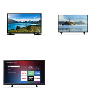 12 Pcs – LED/LCD TVs (28″ – 40″) – Refurbished (GRADE A, GRADE B, No Stand) – Samsung, MAGNAVOX, LG