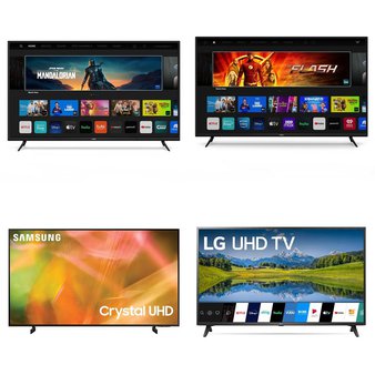 64 Pcs – LED/LCD TVs – Refurbished (GRADE A, GRADE B) – VIZIO, Samsung, LG, Sony