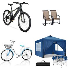 Pallet - 8 Pcs - Unsorted, Patio, Cycling & Bicycles, Patio & Outdoor Lighting / Decor - Customer Returns - UNBRANDED, Gymax, Hyper Bicycles, Arvakor
