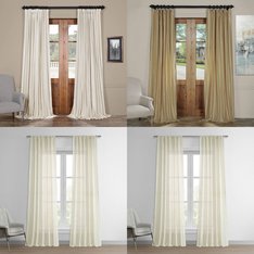 CLEARANCE! Pallet - 308 Pcs - Curtains & Window Coverings, Earrings, Decor - Mixed Conditions - Private Label Home Goods, Sun Zero, Eclipse, Elrene Home Fashions