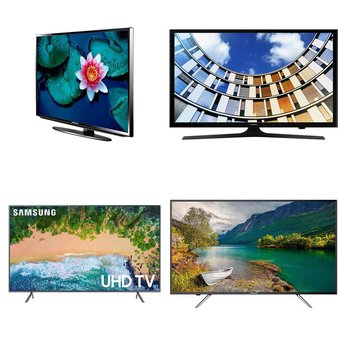7 Pcs – LED/LCD TVs (28″ – 40″) – Refurbished (GRADE C) – Samsung, Onn, LG, HITACHI