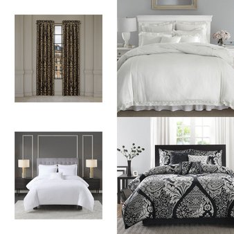 6 Pallets – 1307 Pcs – Curtains & Window Coverings, Decor, Bath, Bedding Sets – Like New or New Customer Returns – JC Penney