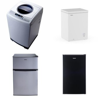 Pallet – 8 Pcs – Refrigerators, Bar Refrigerators & Water Coolers, Freezers, Laundry – Customer Returns – Galanz, HISENSE, RCA