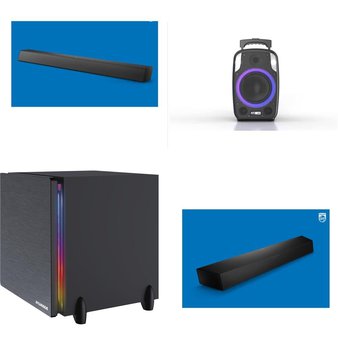 Pallet – 29 Pcs – Speakers, Monitors – Customer Returns – Philips, PROSCAN, Onn, ACER