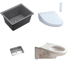 Pallet - 18 Pcs - Kitchen & Bath Fixtures, Hardware - Customer Returns - Kohler, ELKAY, Toto, ProFlo