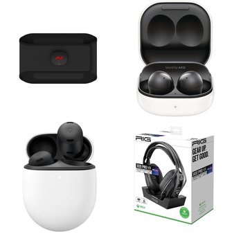 Pallet – 268 Pcs – In Ear Headphones, Over Ear Headphones, Massagers & Spa, Portable Speakers – Customer Returns – Samsung, JBL, Shokz, Nokia