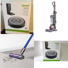 Pallet - 12 Pcs - Vacuums - Damaged / Missing Parts / Tested NOT WORKING - Dyson, iRobot, Bissell, Hoover
