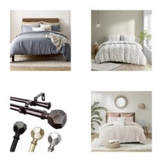 6 Pallets - 1673 Pcs - Curtains & Window Coverings, Decor, Sheets, Pillowcases & Bed Skirts, Bath - Like New or New Customer Returns - JC Penney