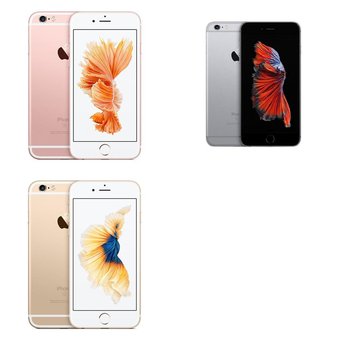 5 Pcs – Apple iPhone 6S – Refurbished (GRADE B – Unlocked) – Models: 3A510LL/A, 3A511LL/A, MN1E2LL/A