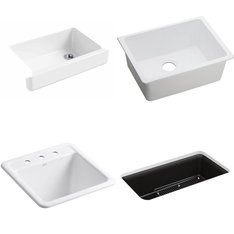 Pallet - 14 Pcs - Hardware, Kitchen & Bath Fixtures - Customer Returns - Kohler, ELKAY, ProFlo