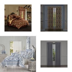 6 Pallets - 1081 Pcs - Rugs & Mats, Curtains & Window Coverings, Bedding Sets, Sheets, Pillowcases & Bed Skirts - Mixed Conditions - Unmanifested Home, Window, and Rugs, Madison Park, Regal Home Collections, Inc., Asstd National Brand
